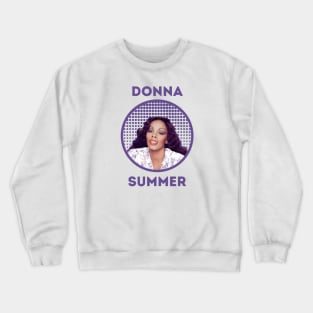 donna summer ll violet Crewneck Sweatshirt